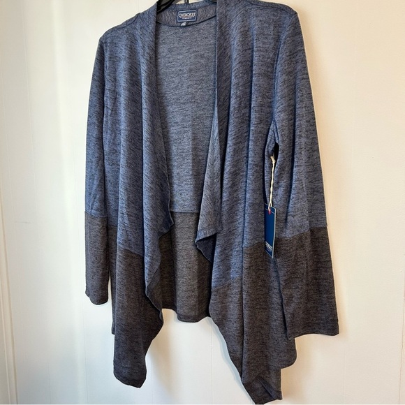 Women’s large Cherokee multicolor cardigan, long sleeve. New with tags. - Picture 6 of 8